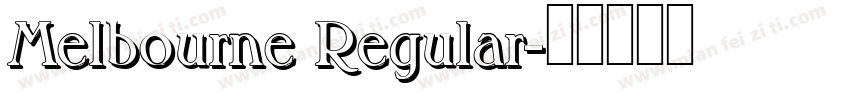 Melbourne Regular字体转换